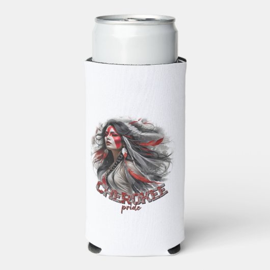 Cherokee trots seltzer blikjeskoeler (Seltzer Voorkant)
