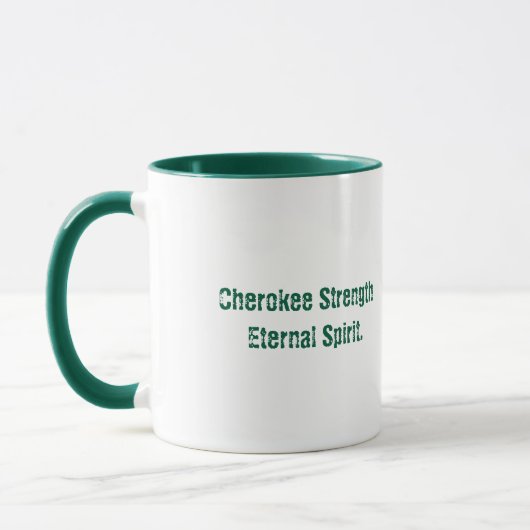 Cherokee Typography Spirit Mok (Links)