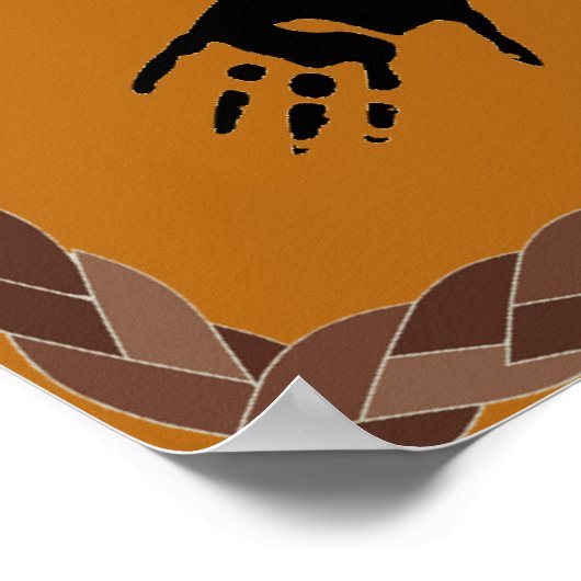 Cherokee Vier richtingen Poster (Hoek)