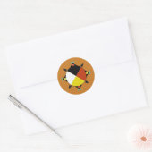 Cherokee Vier richtingen Ronde Sticker (Envelop)