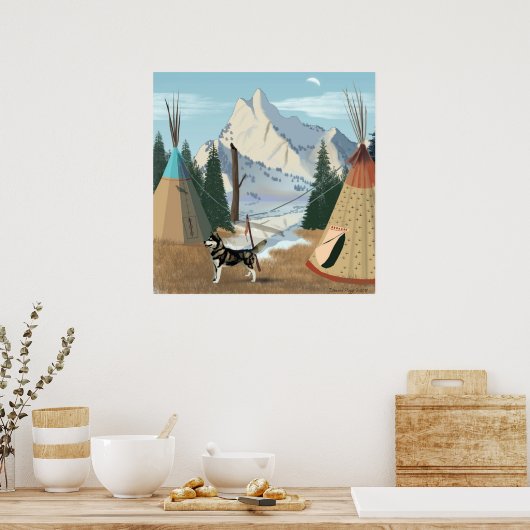 Cherokee Village Print (Keuken)