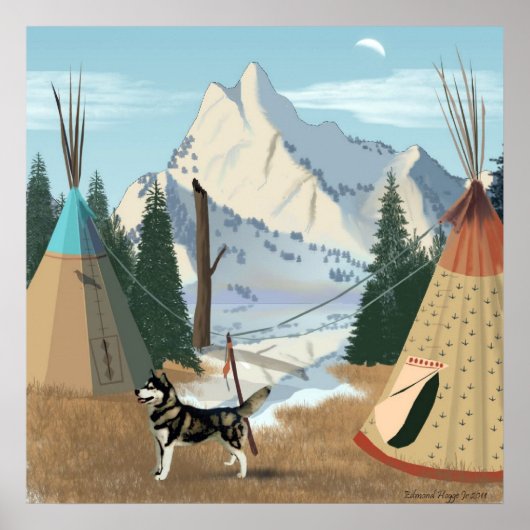 Cherokee Village Print (Voorkant)