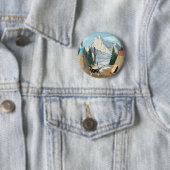 Cherokee Village Ronde Button 5,7 Cm (In situ)