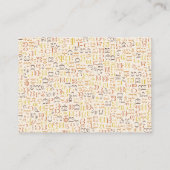 Cherokee Visitekaartje (Achterkant)