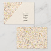 Cherokee Visitekaartje (Voorkant / Achterkant)