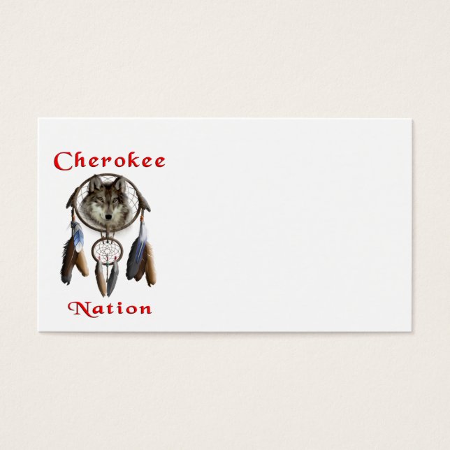 Cherokee Visitekaartjes (Voorkant)