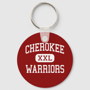Cherokee - Warriors - High School - Kanton Georgia Sleutelhanger