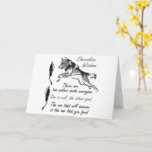 Cherokee Wijsheid Kaart (Gele Bloem)