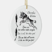 Cherokee Wisdom Keramisch Ornament (Rechts)