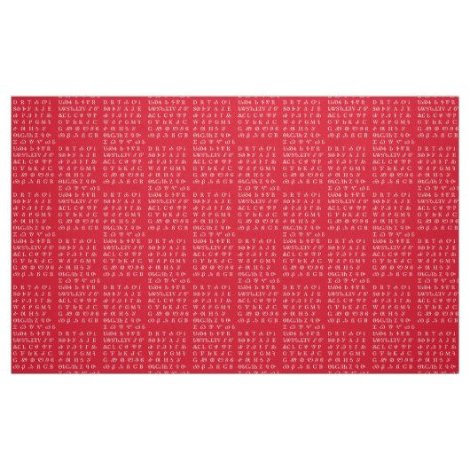 Cherokee Writing Pattern Fabric Stof (Fat Quarter)