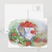 CHERRIA EN STRAATRIA IN EEN IRON RUSTY BUCKET BRIEFKAART (Voorkant / Achterkant)