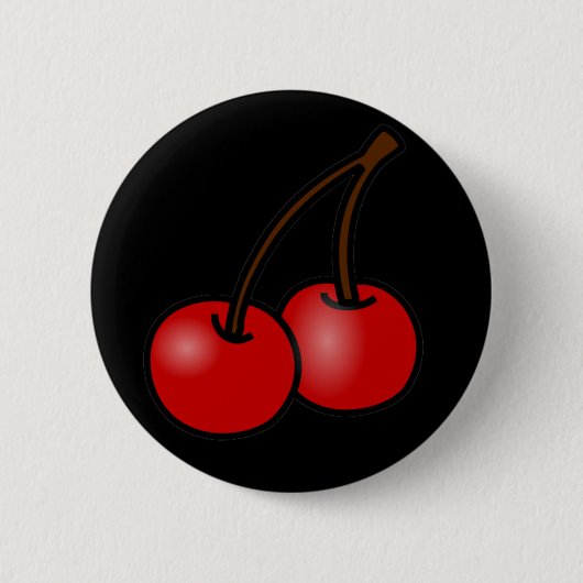 CHERRIA! RONDE BUTTON 5,7 CM (Voorkant)
