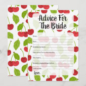 Cherries advies voor de brideschower (Voorkant / Achterkant)