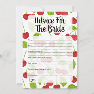 Cherries advies voor de brideschower