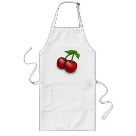 Cherries Apron Lang Schort