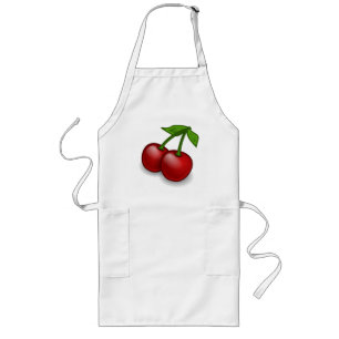 Cherries Apron Lang Schort
