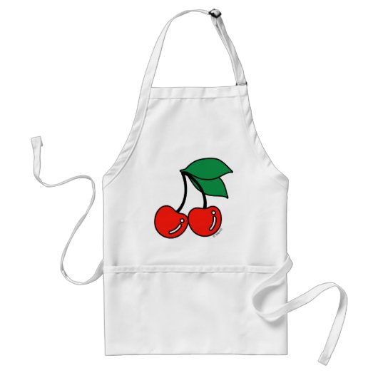 Cherries Aprons Standaard Schort (Voorkant)