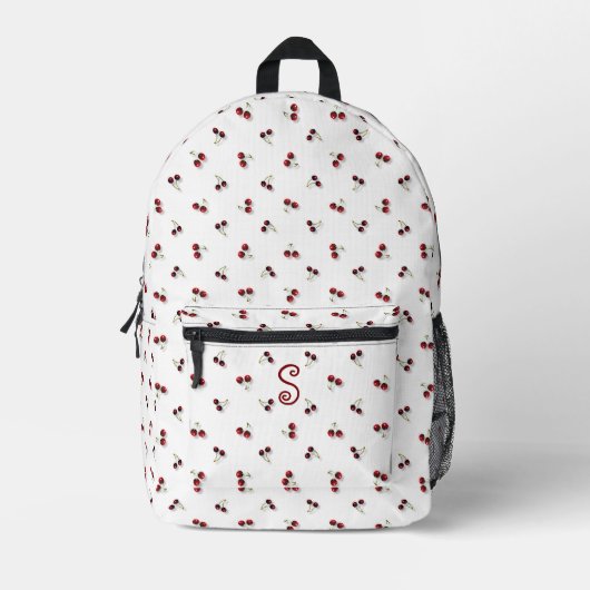 Cherries Backpack Bedrukte Rugzak (Voorkant)