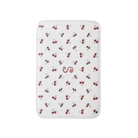 Cherries Bath Mat (Voorkant Verticaal)