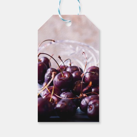 cherries cadeaulabel (Achterkant)