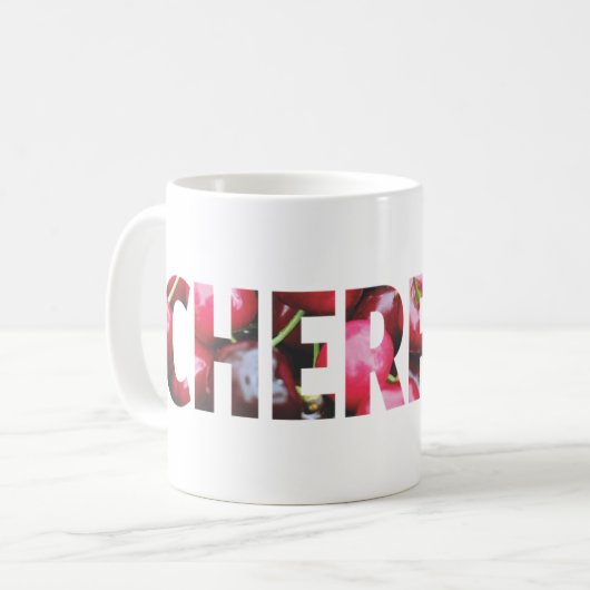 Cherries Coffee Mok (Voorkant links)