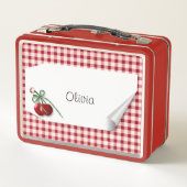 Cherries Curl Label Lunch Box (Achterkant)