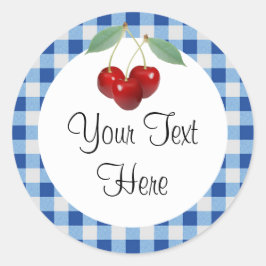 Cherries Custom Product Sticker