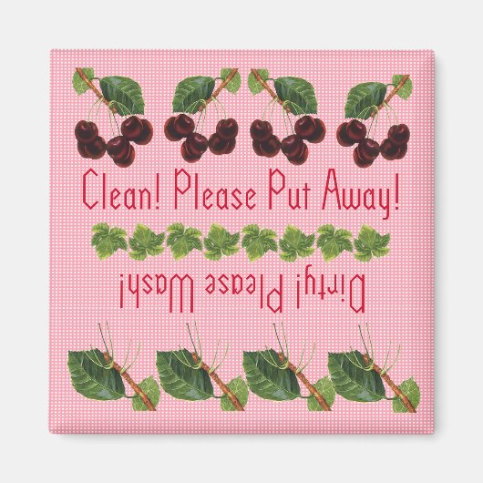 Cherries dishwasher magnet (Voorkant)