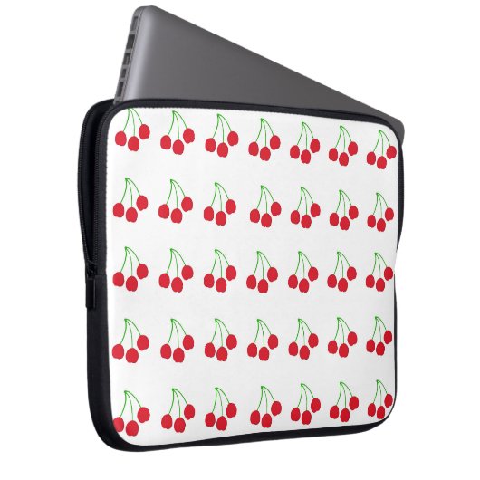 Cherries Electronics Bag Laptop Sleeve (Voorkant Rechts)