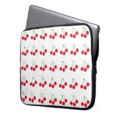 Cherries Electronics Bag Laptop Sleeve (Voorkant Links)