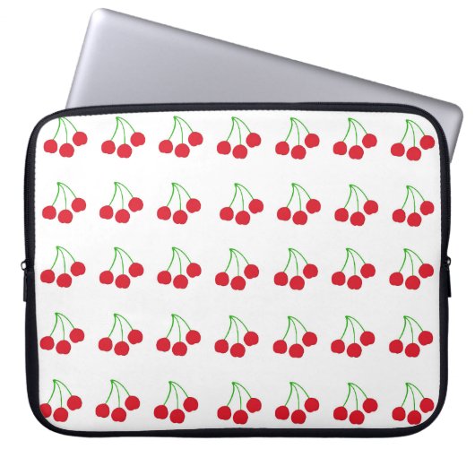 Cherries Electronics Bag Laptop Sleeve (Voorkant)