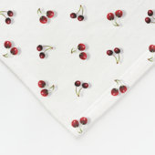 Cherries Fleece Blanket (Hoek)