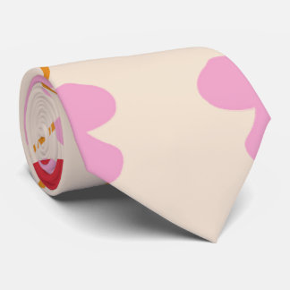 Cherries & Flowers Seamless Pattern Stropdas