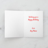 Cherries Folded Greeting Birthday Kaart (Binnen)