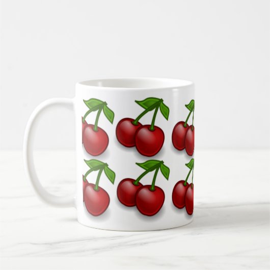Cherries Galore Design Koffiemok (Links)