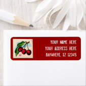  Cherries Game-kaart Etiket (Insitu)