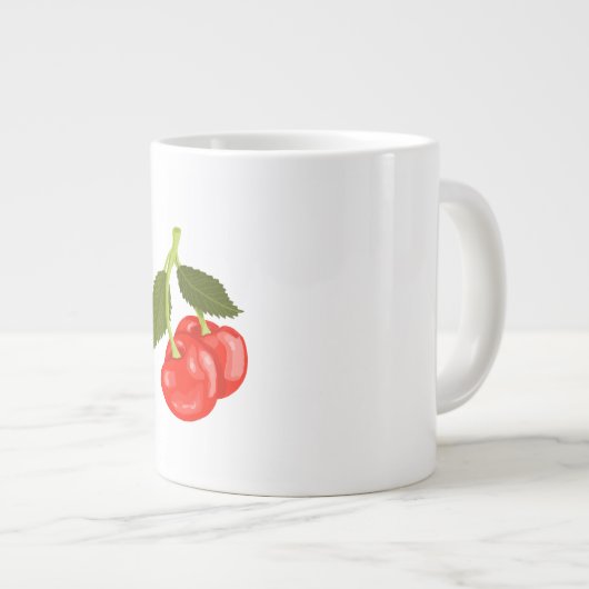 Cherries Grote Koffiekop (Voorkant rechts)