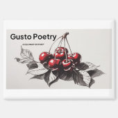 Cherries Gusto Poetry Magneet (Voorkant)