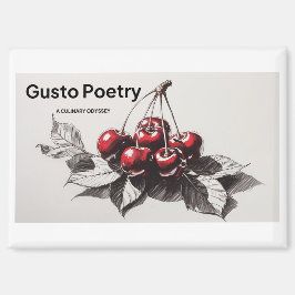 Cherries Gusto Poetry Magneet