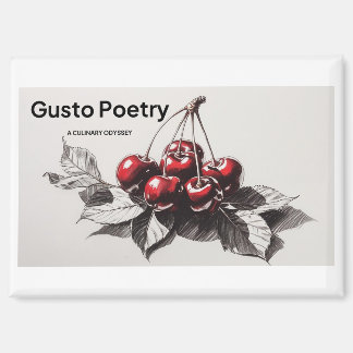 Cherries Gusto Poetry Magneet