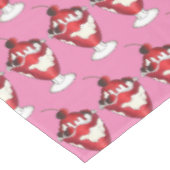 Cherries Jubilee Sundae Ice Cream Social Tafelkleed (Gekanteld)