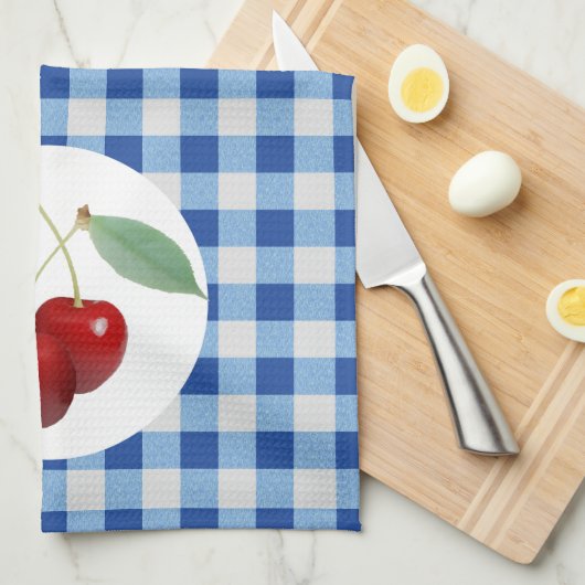 Cherries Kitchen Towel Theedoek (Quarter Fold)