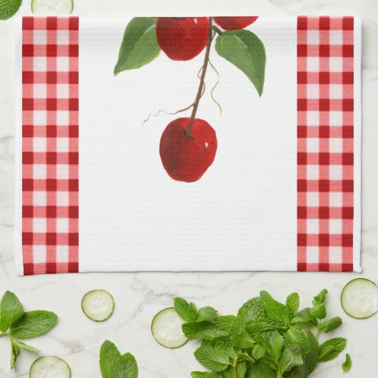 Cherries Kitchen Towel Theedoek (Gevouwen)