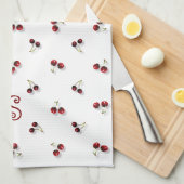 Cherries Kitchen Towels Theedoek (Quarter Fold)
