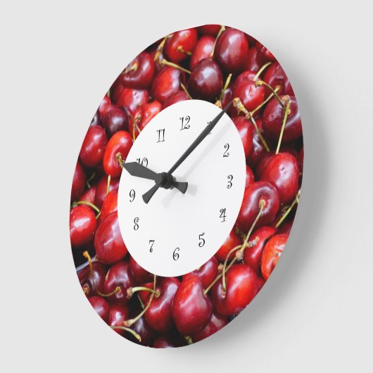 Cherries Kitchen Wall Grote Klok (Hoek)