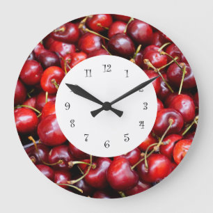 Cherries Kitchen Wall Grote Klok