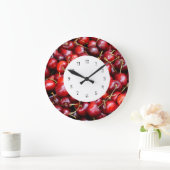 Cherries Kitchen Wall Grote Klok (Huis)