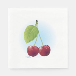 Cherries Luncheon Napkins Servetten