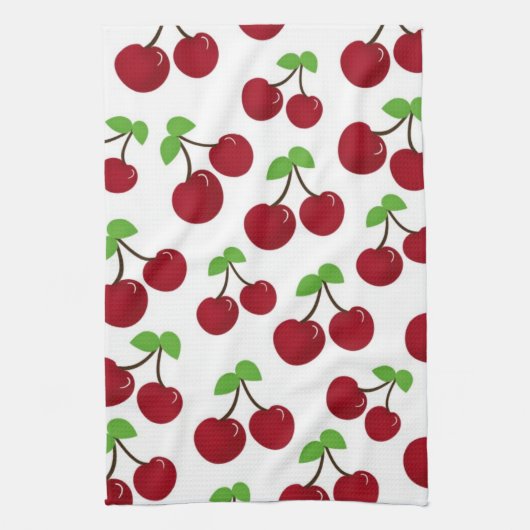 Cherries Microfiber Kitchen Towel Theedoek (Verticaal)