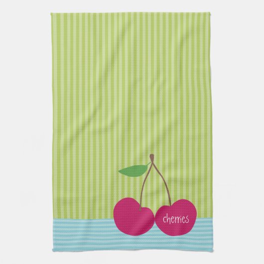 Cherries Microfiber Kitchen Towel Theedoek (Verticaal)